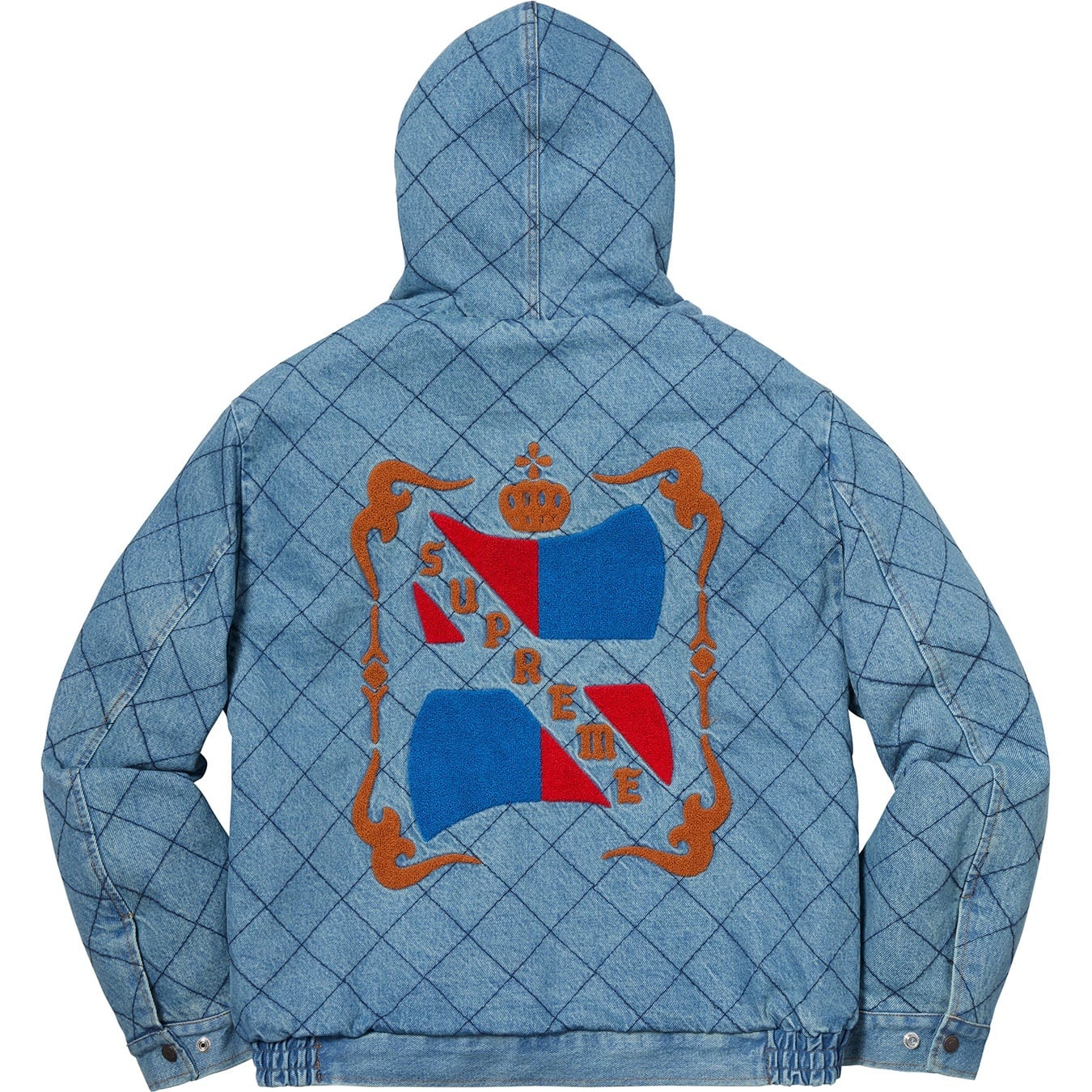 Quilted Denim Pilot Jacket view 12